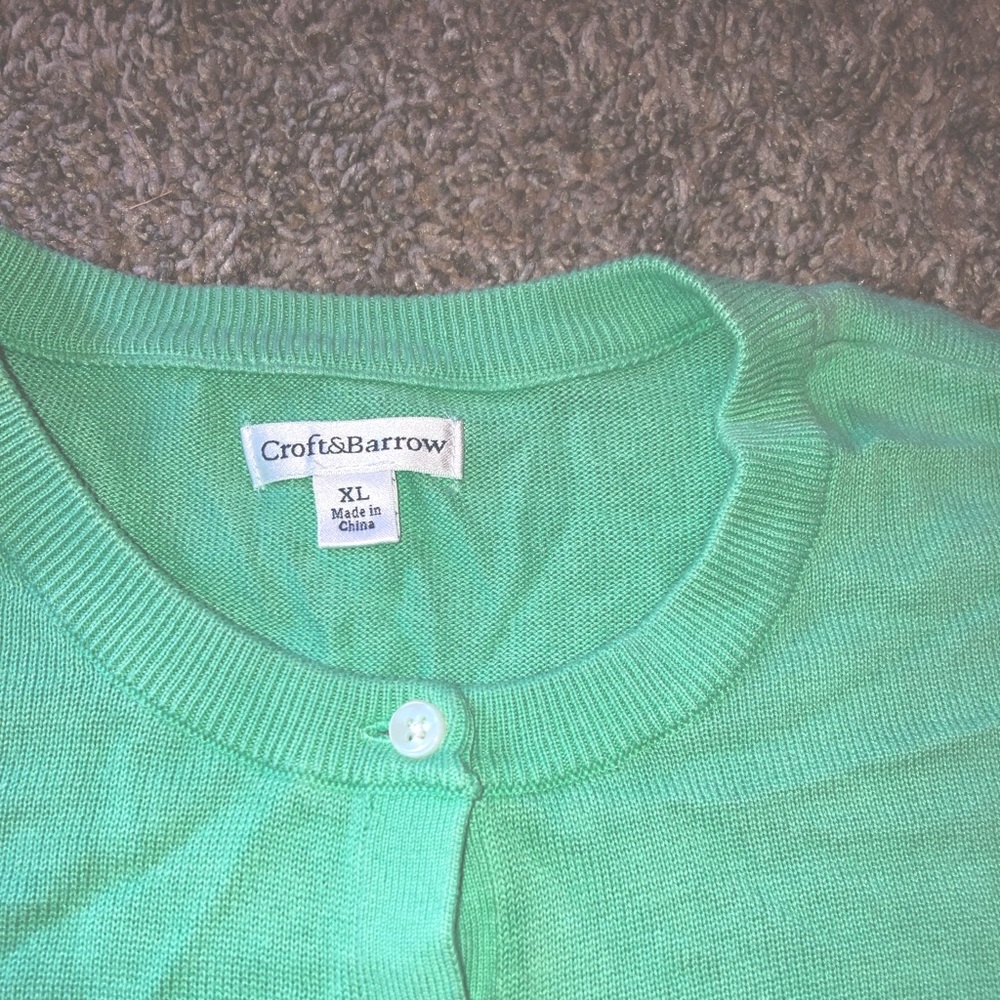 Button Up Womens Blouse Mint Green